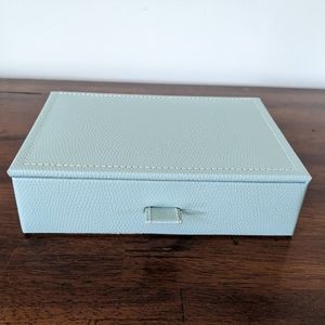 Pottery Barn x Wolf mini leather jewelry box